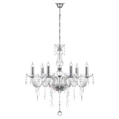 Decorative Crystal CEILING LAMP Pendant Venetian Hollywood Regency Chandelier