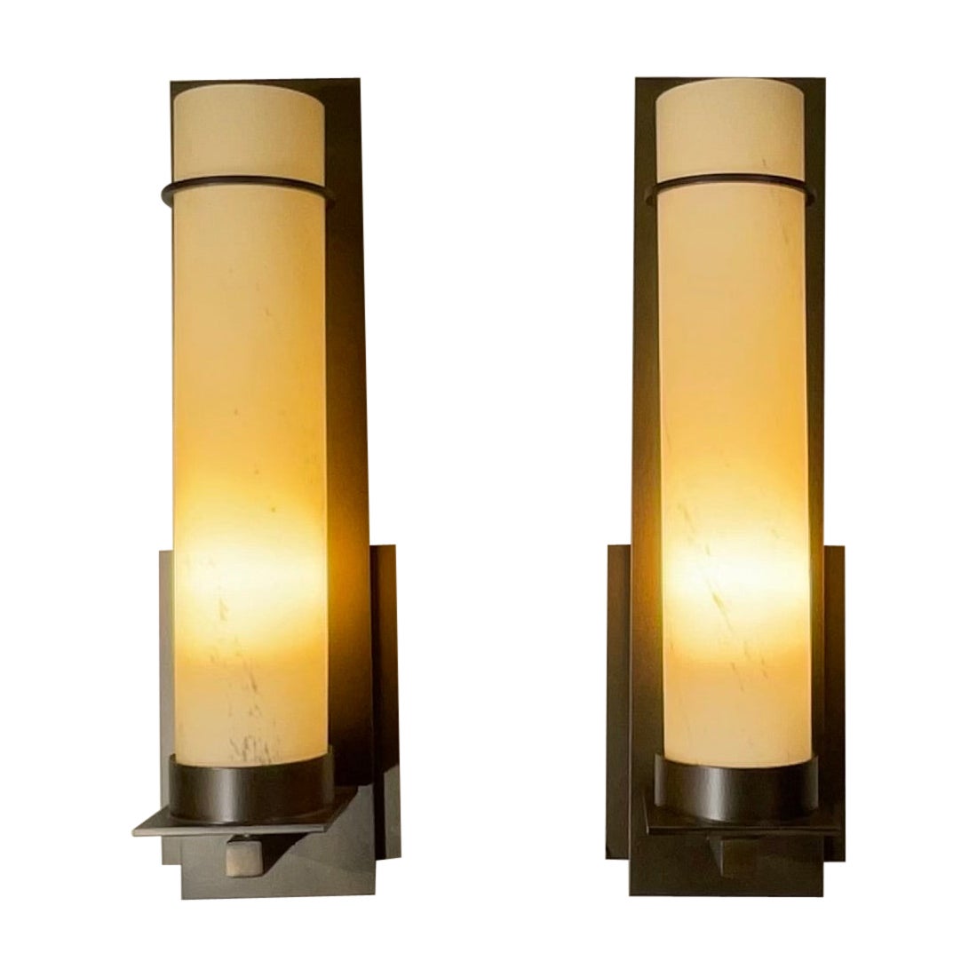 Pair Of After Hours Indoor Wall Sconces By Hubbardton Forge  For Sale