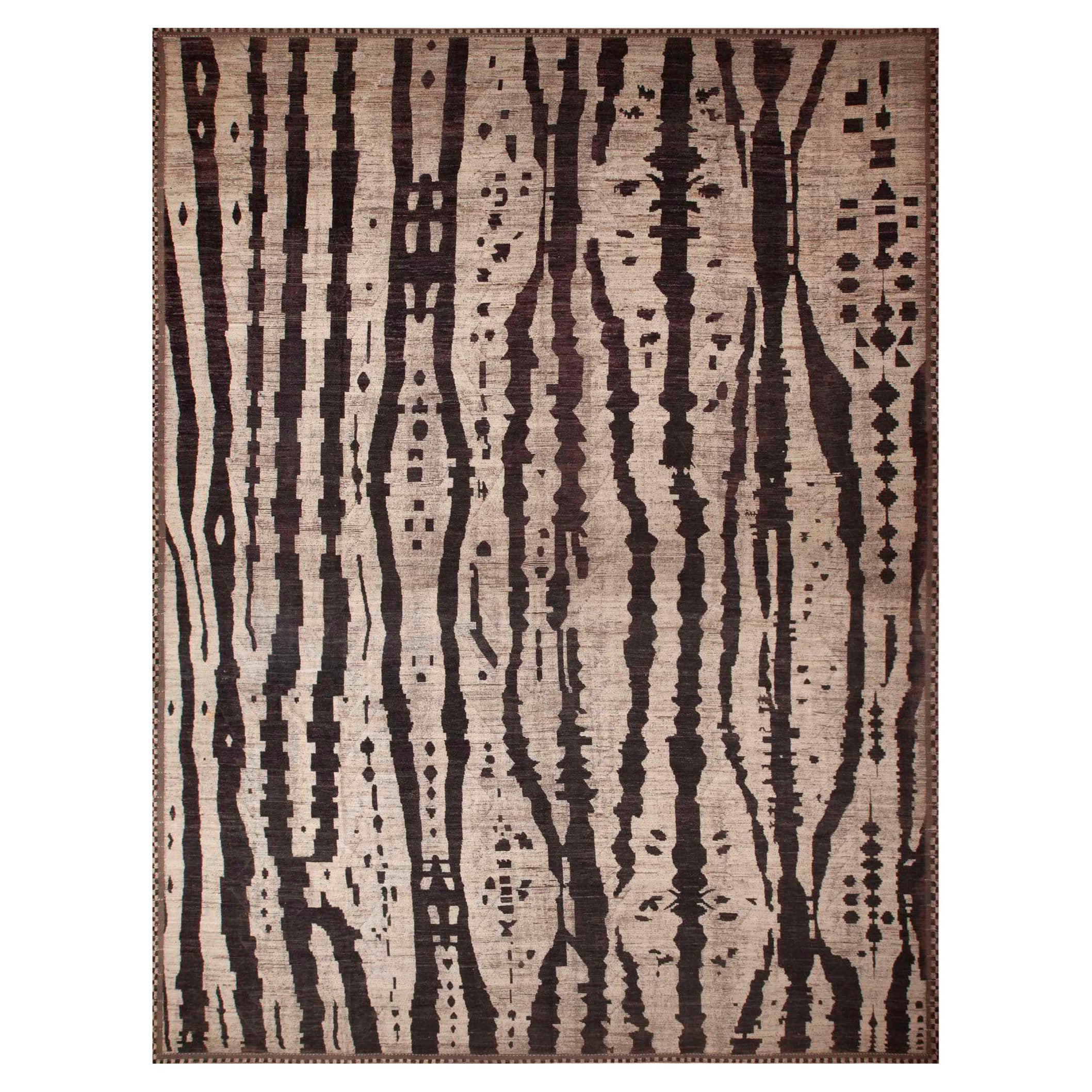 Nazmiyal Collection Bold Oversized Tribal Geometric Modern Rug 19'5" x 25'7"