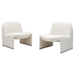 Giancarlo Piretti Alky Chairs In Yarn Collective bouclé *Personnalisable*