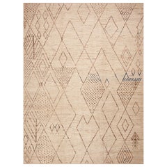 Nazmiyal Collection Tribal Beni Ourain Design Pattern Modern Rug 10'4" x 13'9"