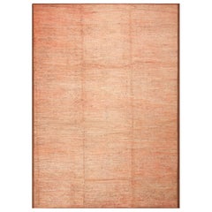 Nazmiyal Collection Versatile Coral Color Modern Room Size Rug 10'4" x 14'4"