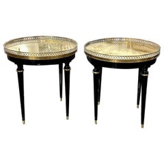Vintage Pair of French Jansen Side Tables