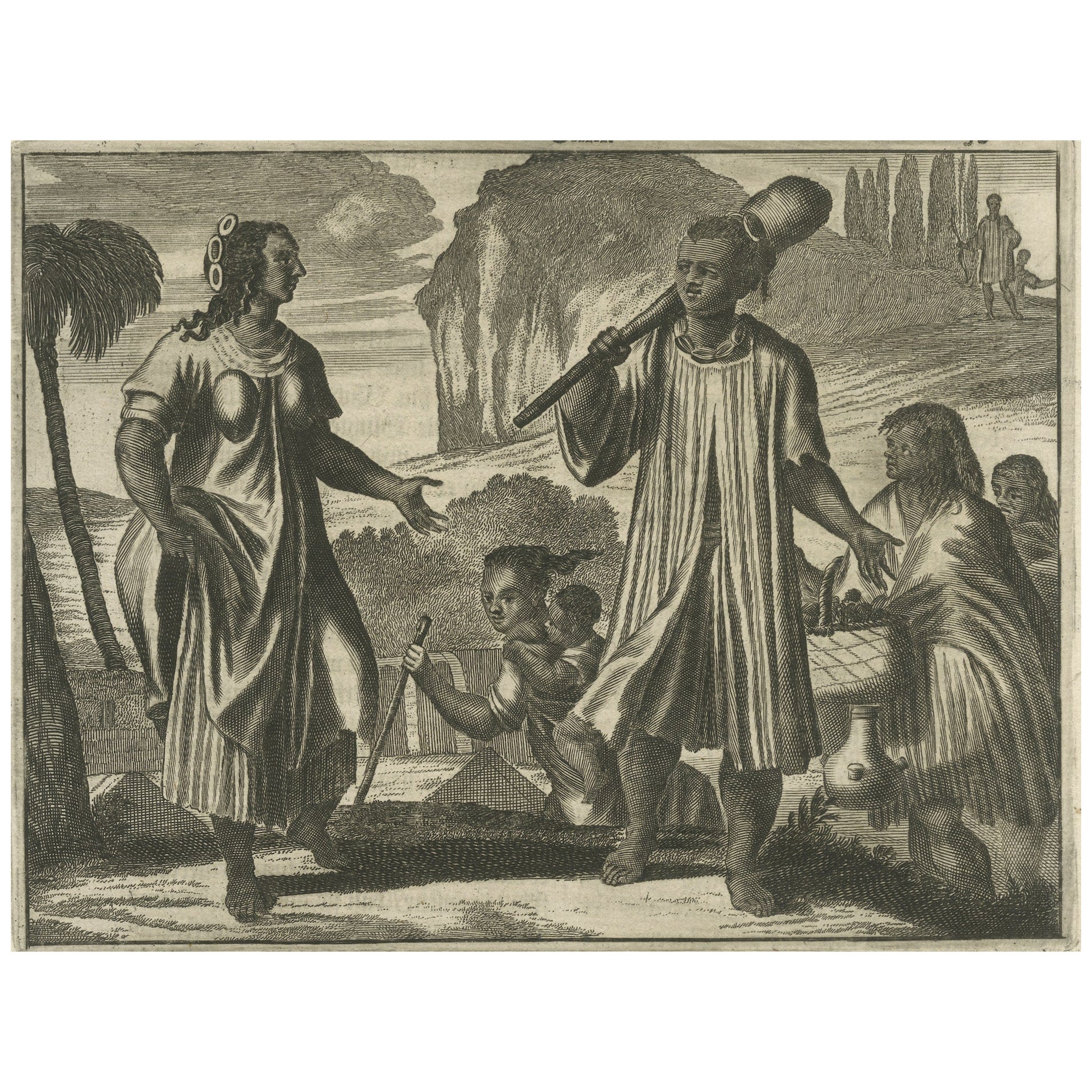 Scenes from 17th Century Chile: A Glimpse of Early Indigenous Cultures, 1673 For Sale