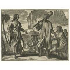 Szenen aus Chile im 17. Jahrhundert: Ein Blick auf frühe indigene Kulturen, 1673