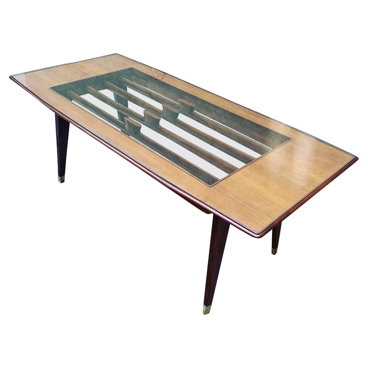 Italian Dining Table in the Style of Ico Parisi, 1950s For Sale