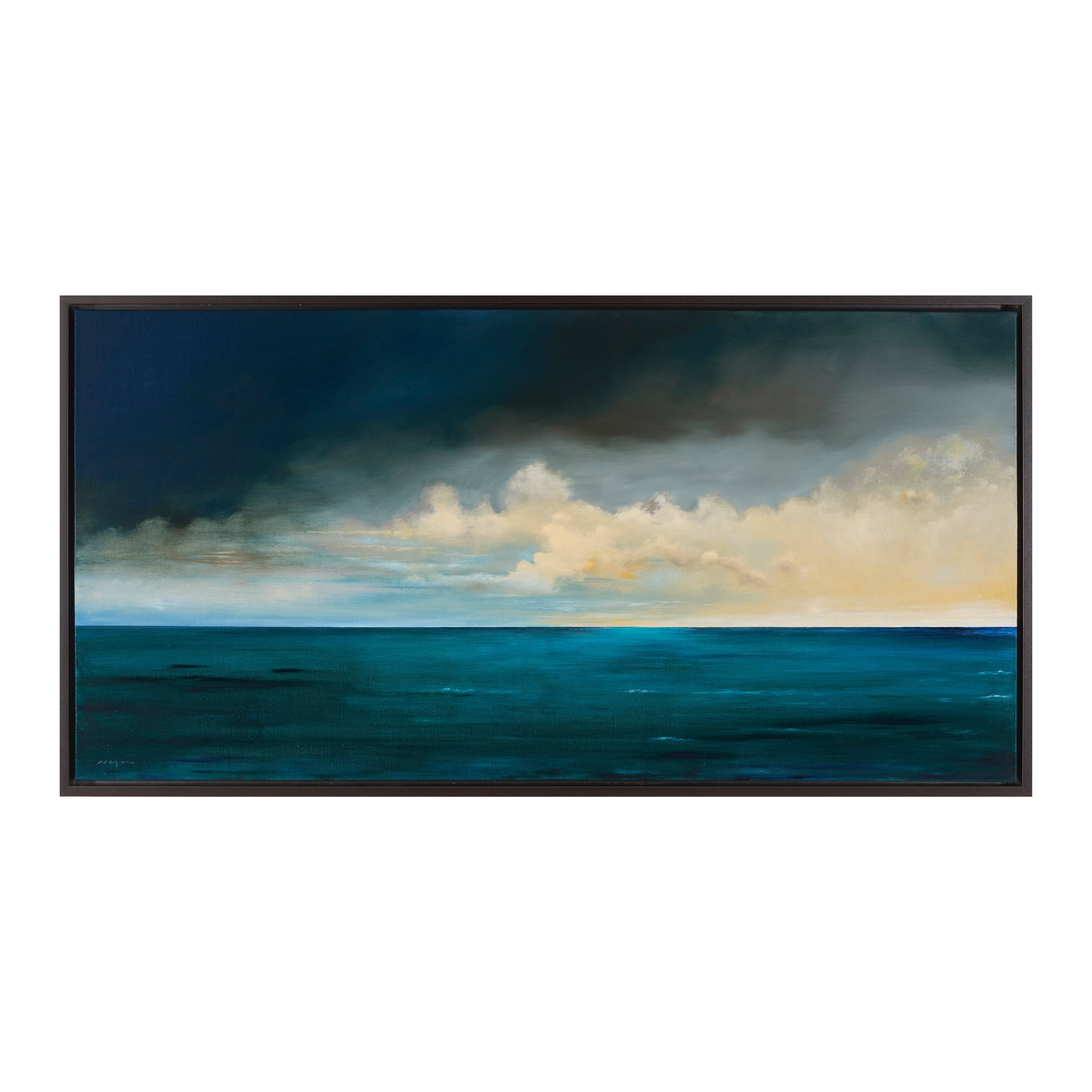 Framed Oil on Canvas "Gulf Stream" by Michael Francis Reagan For Sale