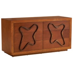 Vintage Maximilian For Karp Furniture Co, Dresser, Walnut, Plywood, USA, 1950s