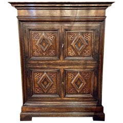 Antique French Oak Cabinet