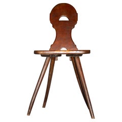 Antique Swiss alp escabelle B28