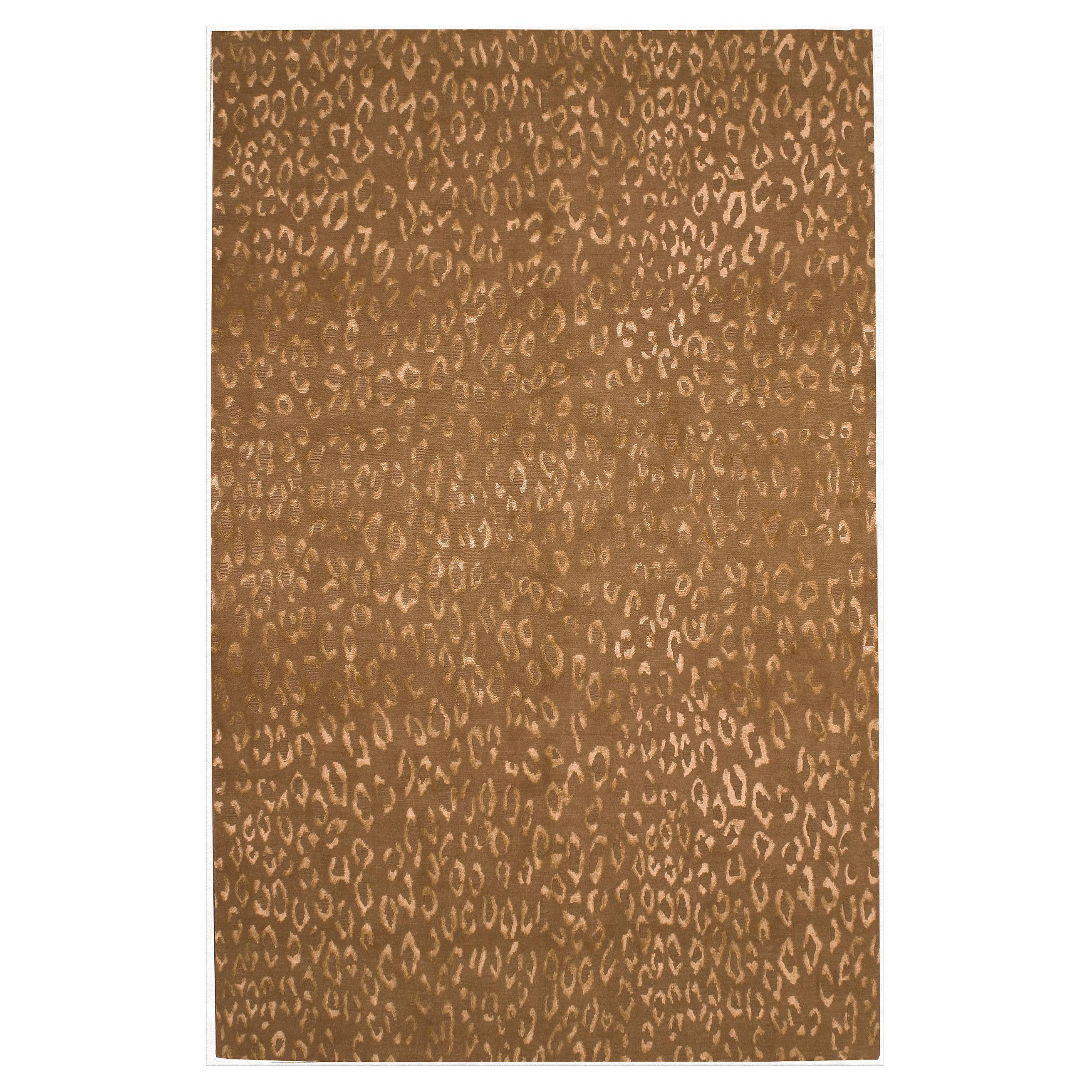 Luxury Modern Hand-Knotted Cheetah 10x14 Rug For Sale