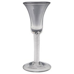 Antique Air Twist Wine Glass c1750