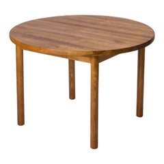 Vintage Solid Pinewood Center Table in the Style of Perriand - France 1970's