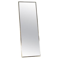 Paul McCobb Mid Century Brass Large Framed Mirror (Miroir encadré en laiton)