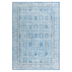 Antique Chinese Blue Wool Rug