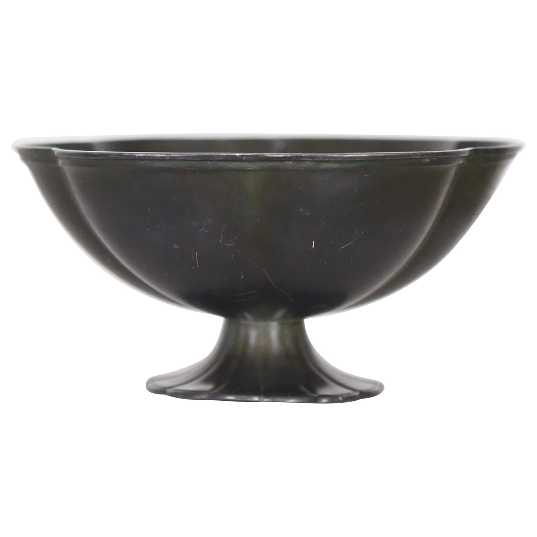 Art deco Pedestal dish by Just Andersen, 1920s, Denmark