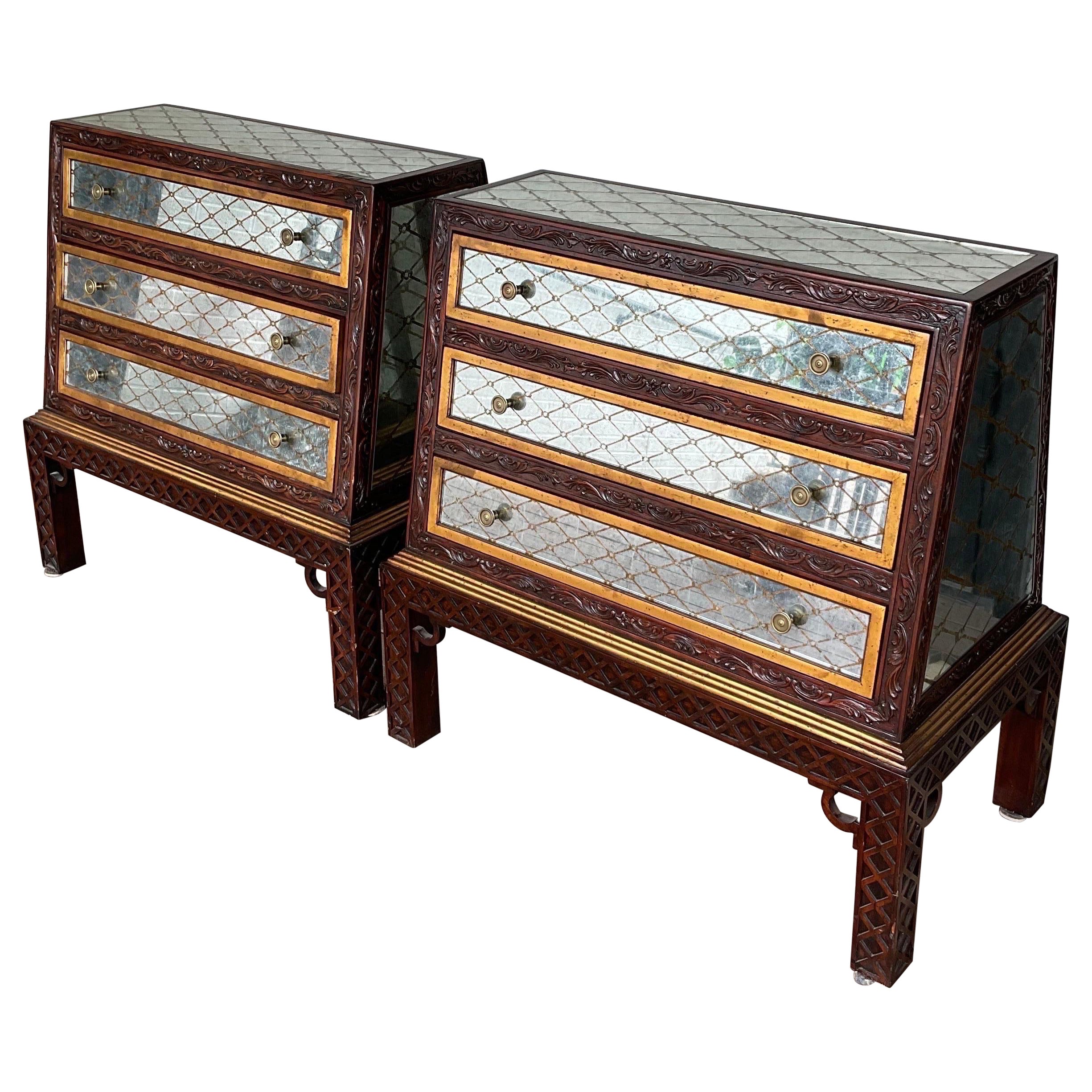 1980s Pair of Vintage Dowry Chests by Monarch for Century Furniture