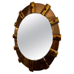 20th century Fontana Arte Style Mirror, 1960s