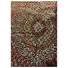 Very fine Persian Tabriz Mahi (Fish Design) Silk & Wool - 11.6' x 16.4'