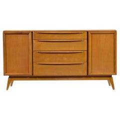 Solid Maple Heywood Wakefield Wheat Credenza Buffet