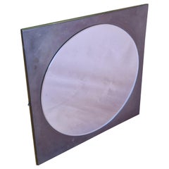 Mid century copper wall mirror, Netherlands 1950s