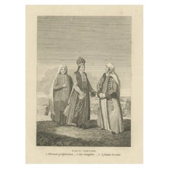 Antique Social Hierarchy of the Nagai Tartars - An Etching by Geissler, ca. 1800