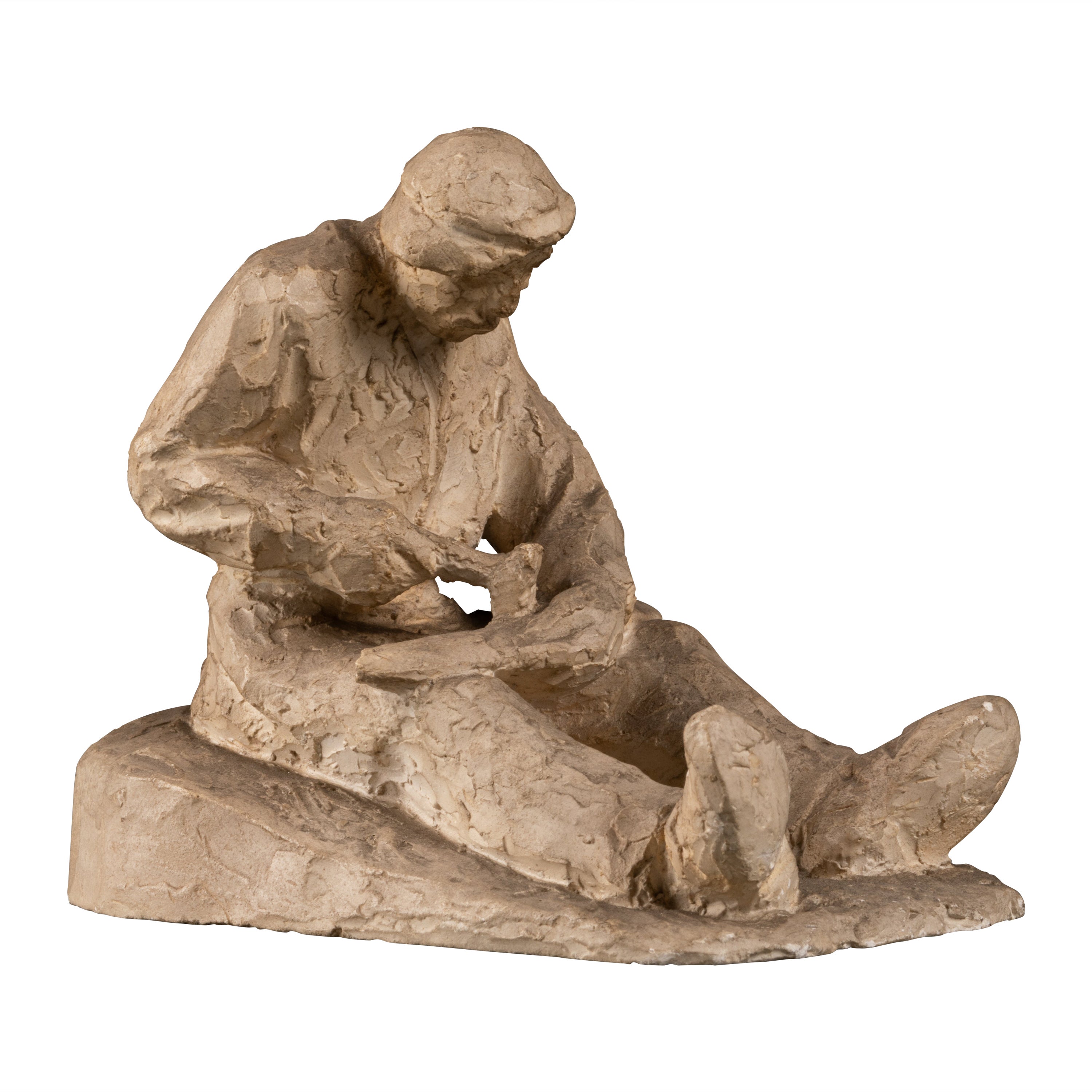 Gaston Schweitzer : "Worker", original plaster - For Sale