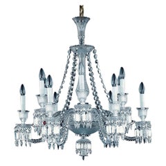 Magnificent Antique French Baccarat Crystal Louis XVI Style Chandelier