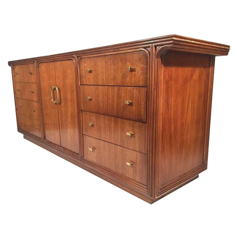 Art Deco Twelve Drawer Dresser by Century For Sale