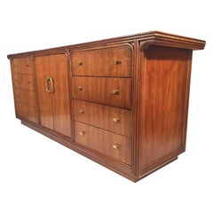 Retro Art Deco Twelve Drawer Dresser by Century