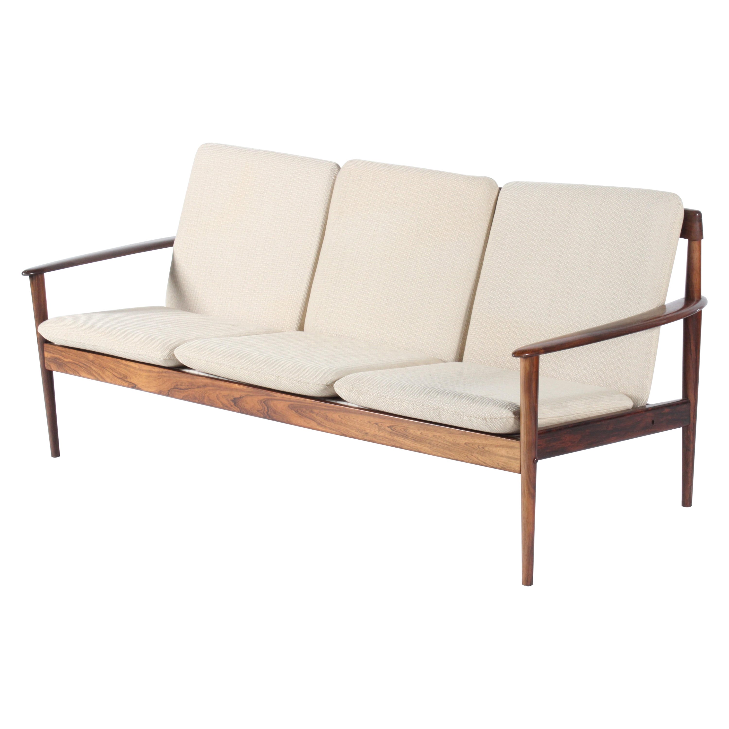 Stunning Three Seater Danish Sofa By Grete Jalk  For Sale