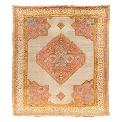 Antique Ushak Carpet - Large West Anatolia Ushak Rug Circa 1800’s, Antique Rug