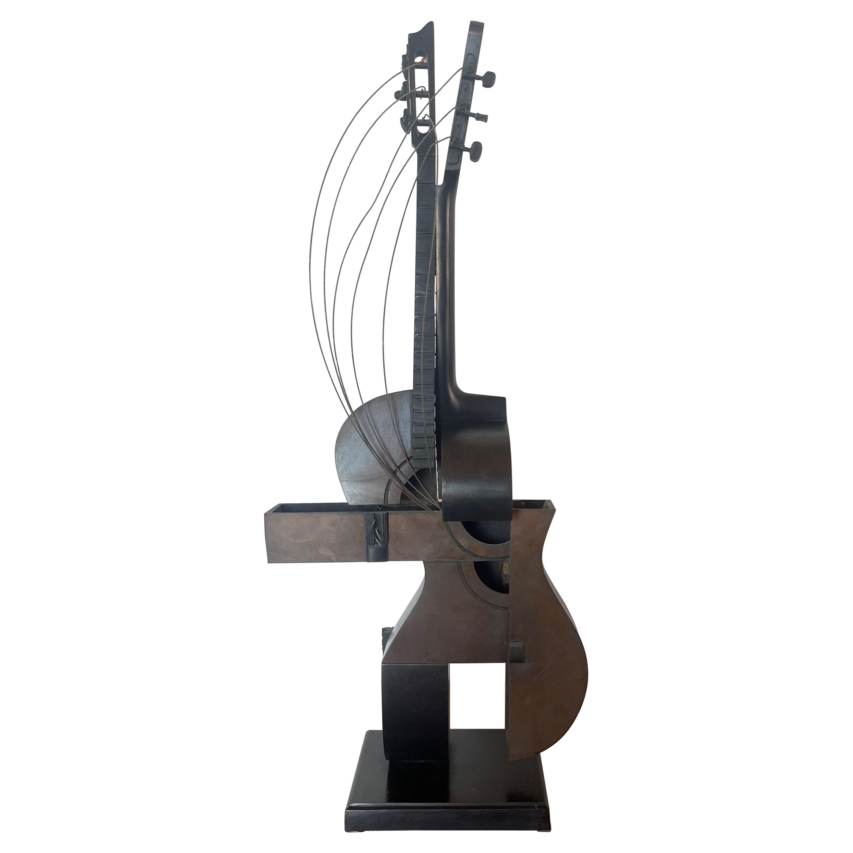 Arman violin bronze sculptor For Sale