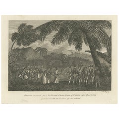 Diplomatische Morgenröte: Der erste Erzähler von Wallis mit Königin Oberea von Tahiti, 1801