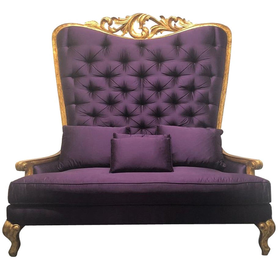 Christopher Guy Tufted Loveseat For Sale