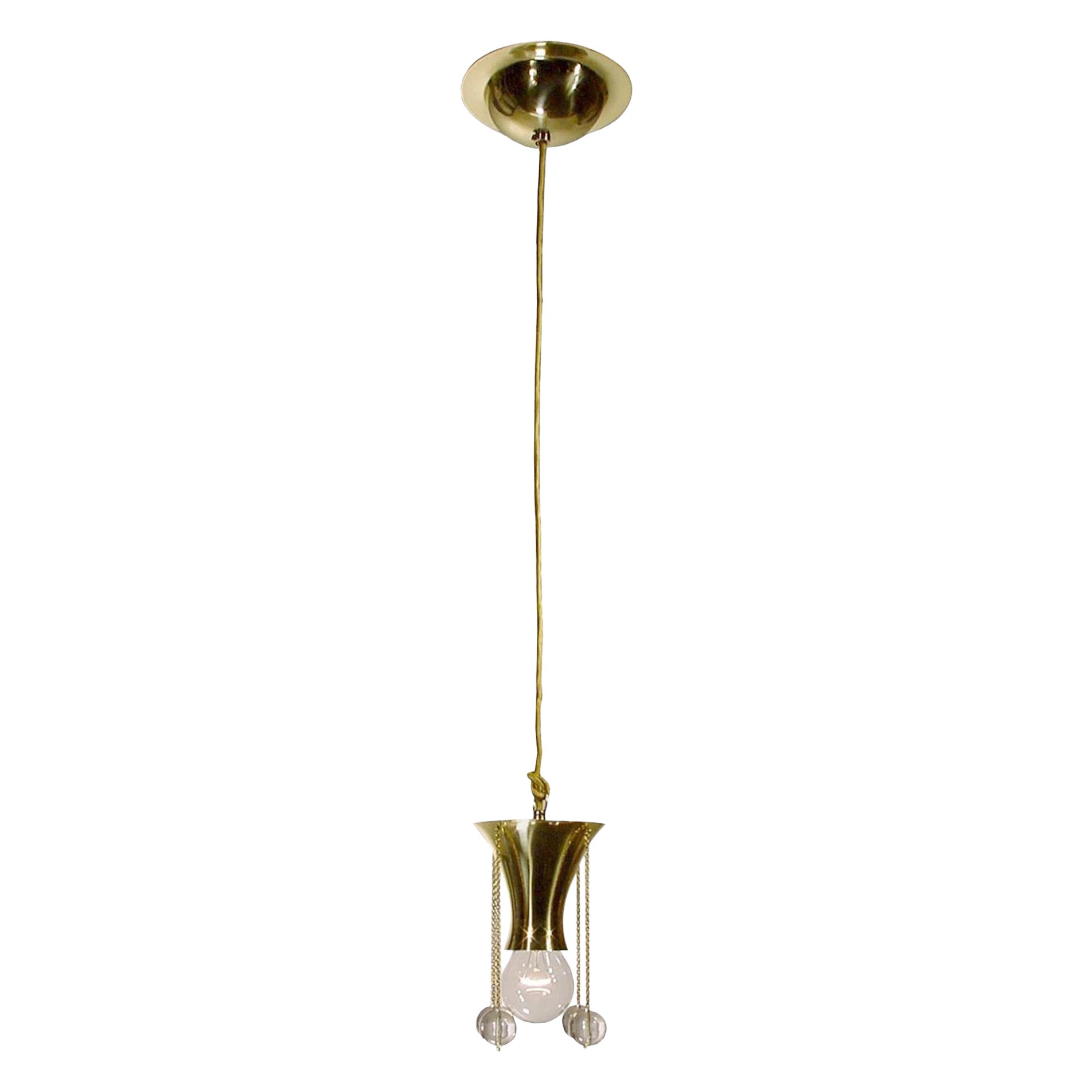 Josef Hoffmann Jugendstil Single Light Pendant for Wiener Werkstätte, Re-Edition