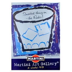 2001 Martini - Andy Warhol Original Vintage Poster