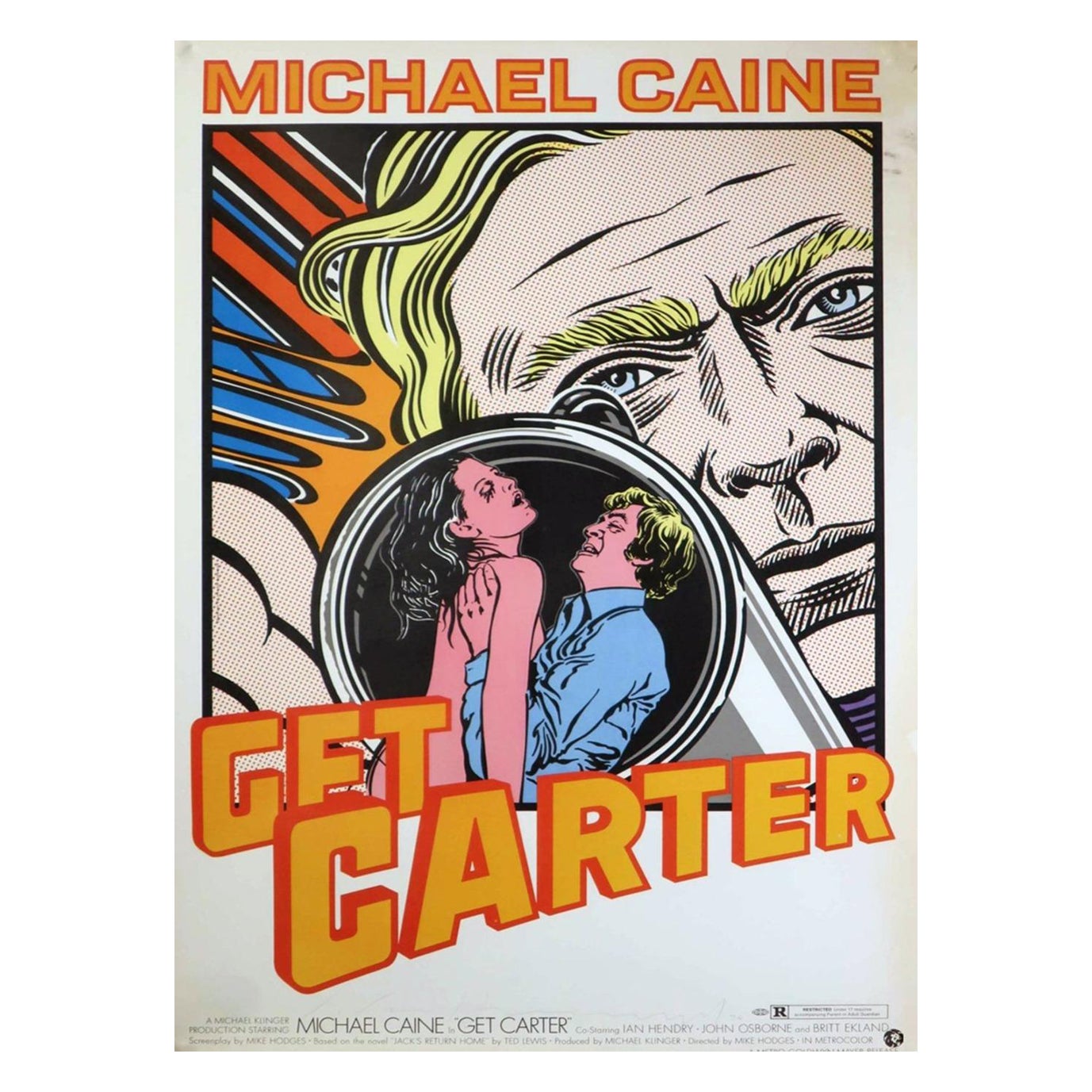 1971 Get Carter Original Vintage Poster For Sale