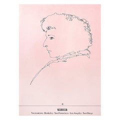 1970 Bob Dylan - Tower Records (Pink) Original Vintage Poster