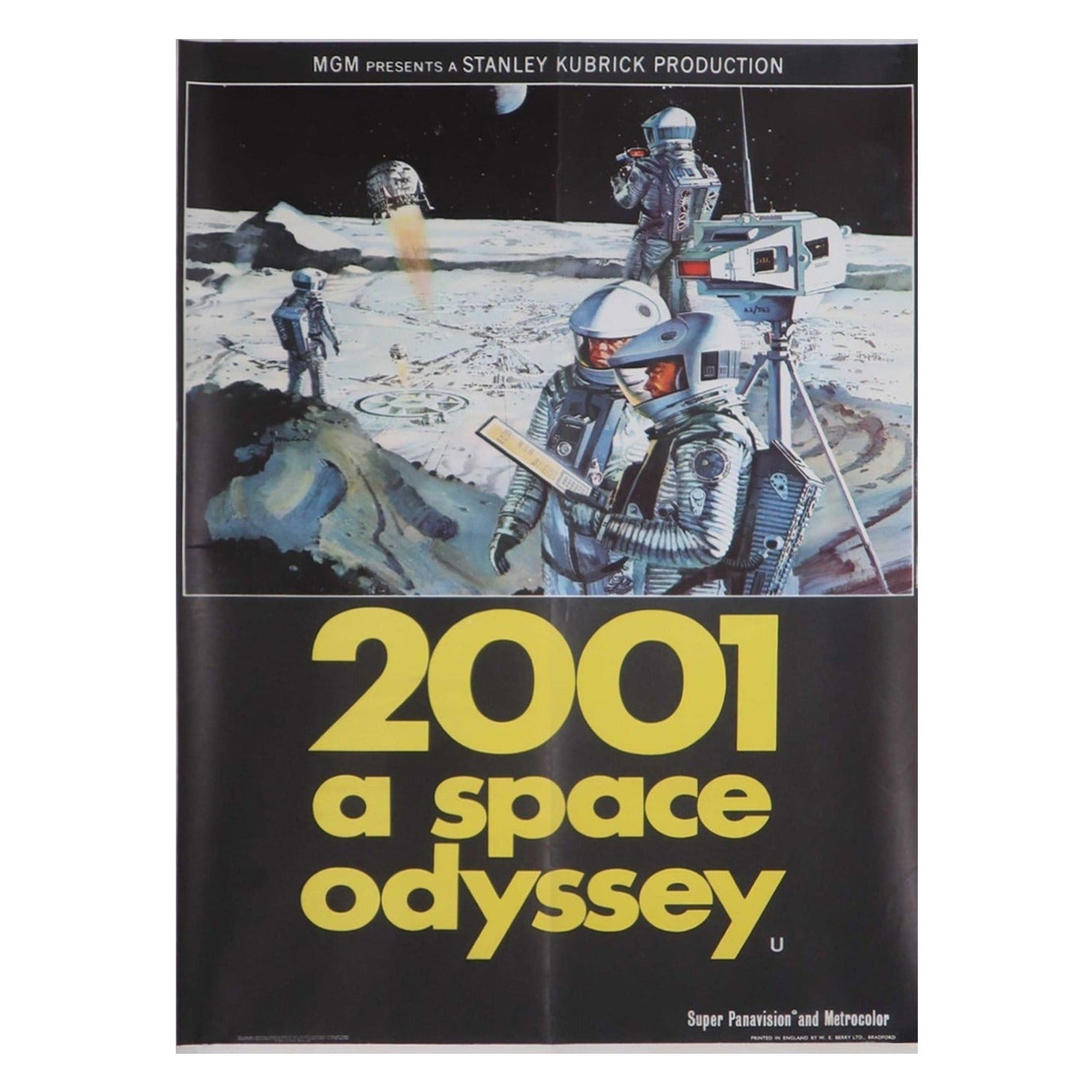 1968 2001 : A Space Odyssey Original Vintage Poster en vente