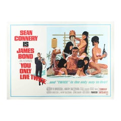 1967 You Only Live Twice Original Retro Poster