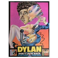 1967 Bob Dylan - Don't Look Back Original Used Poster