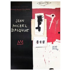 1997 Jean-Michel Basquiat - Museo de Arte Mitsukoshi Cartel original de época