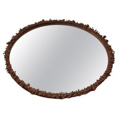 Retro Decorative Iron Frame Mirror