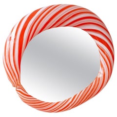 CANDY - wall mirror - red