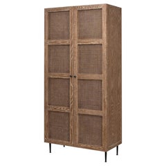 Armoire moderne en chêne cérusé