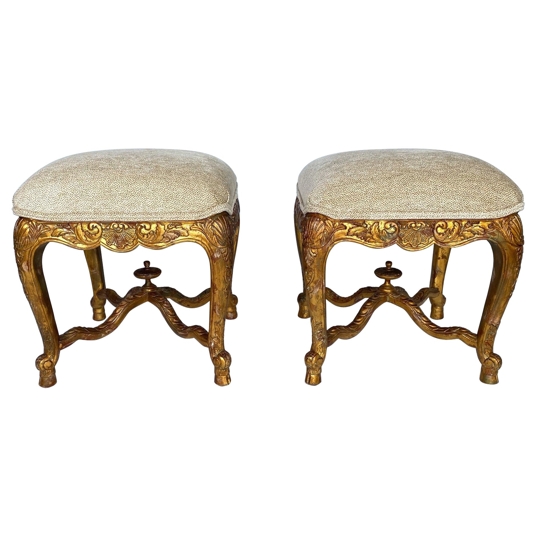 Louis XVI Style Bench Set of 2 For Sale