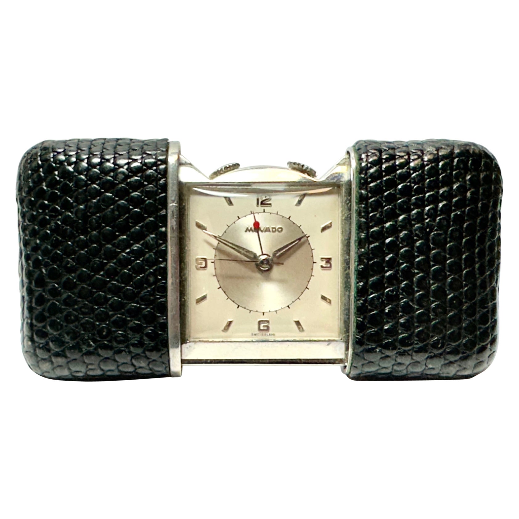 Movado Ermeto Travel Alarm Clock  For Sale