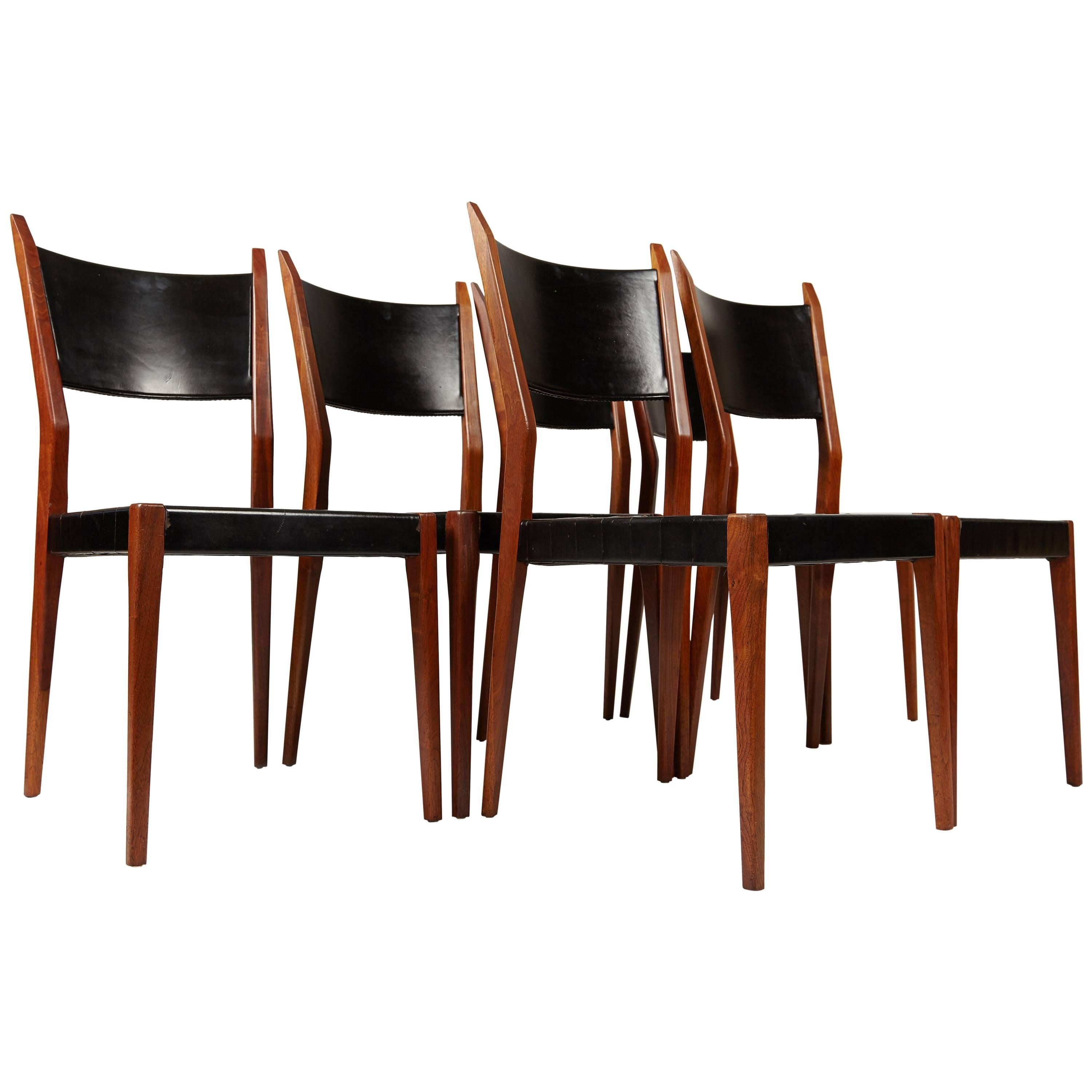 Six Paul McCobb Dining Chairs for Calvin, circa 1960s