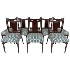 Eight Tommi Parzinger Style Dining Chairs, circa 1960s 2